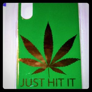 I phone 6 case Cannabis Holographic